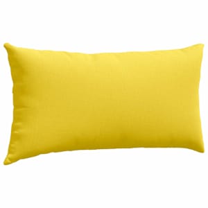 Pohovkové polštáře 2 pcs Světlá žlutá 80 x 40 cm textil - obrázek 5