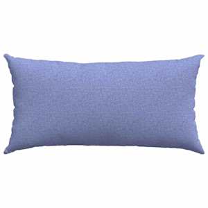 Pohovkové polštáře 2 pcs Modrá džínovina 80 x 40 cm textil - obrázek 6