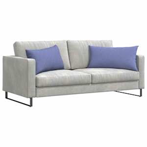 Pohovkové polštáře 2 pcs Modrá džínovina 80 x 40 cm textil - obrázek 3