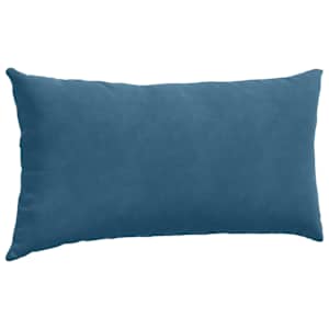 Pohovkové polštáře 2 pcs Modrá 80 x 40 cm Žebrovaná látka - obrázek 5