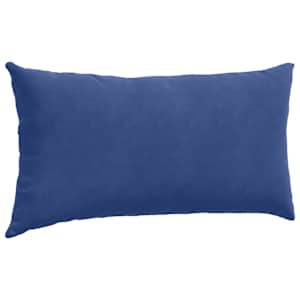 Pohovkové polštáře 2 pcs Policová modrá 80 x 40 cm - obrázek 5