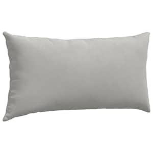 Pohovkové polštáře 2 pcs Světle šedá 80 x 40 cm textil - obrázek 5