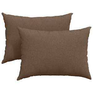 Pohovkové polštáře 2 pcs Hnědá 70 x 50 cm textil - obrázek 2