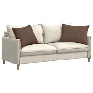 Pohovkové polštáře 2 pcs Hnědá 70 x 50 cm textil - obrázek 3