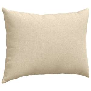 Pohovkové polštáře 2 pcs Krémová 70 x 50 cm textil - obrázek 5