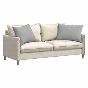 Pohovkové polštáře 2 pcs Oblačno šedá 70 x 50 cm textil - obrázek 3