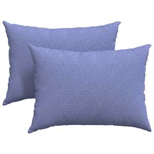 Pohovkové polštáře 2 pcs Modrá džínovina 70 x 50 cm textil - obrázek 2
