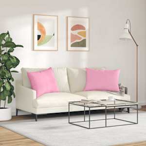 Pohovkové polštáře 2 pcs Růžová 70 x 50 cm textil - obrázek 4