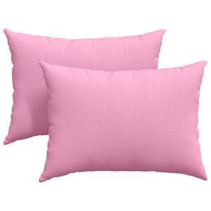 Pohovkové polštáře 2 pcs Růžová 70 x 50 cm textil - obrázek 2