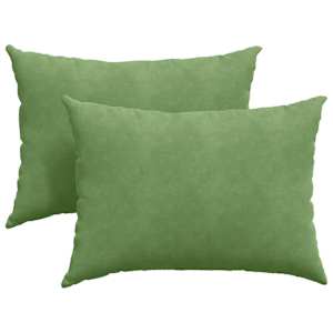 Pohovkové polštáře 2 pcs Světle zelená 70 x 50 cm - obrázek 2