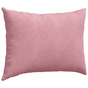 Pohovkové polštáře 2 pcs Růžová 70 x 50 cm Žebrovaná látka - obrázek 5