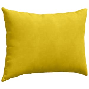 Pohovkové polštáře 2 pcs Žlutá 70 x 50 cm Žebrovaná látka - obrázek 5