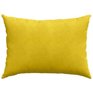 Pohovkové polštáře 2 pcs Žlutá 70 x 50 cm Žebrovaná látka - obrázek 6