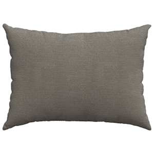 Pohovkové polštáře 2 pcs Světle šedá 70 x 50 cm Žebrovaná látka - obrázek 6