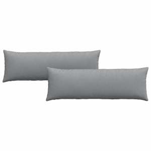 Pohovkové polštáře 2 pcs Světle šedá 120 x 40 cm textil - obrázek 2
