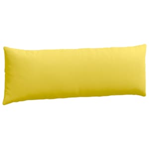 Pohovkové polštáře 2 pcs Světlá žlutá 120 x 40 cm textil - obrázek 5