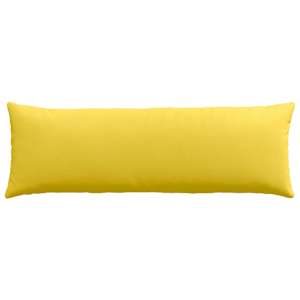 Pohovkové polštáře 2 pcs Světlá žlutá 120 x 40 cm textil - obrázek 6