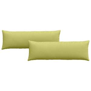 Pohovkové polštáře 2 pcs Světlá zelená 120 x 40 cm textil - obrázek 2