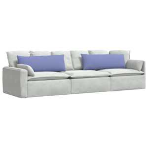 Pohovkové polštáře 2 pcs Modrá džínovina 120 x 40 cm textil - obrázek 3
