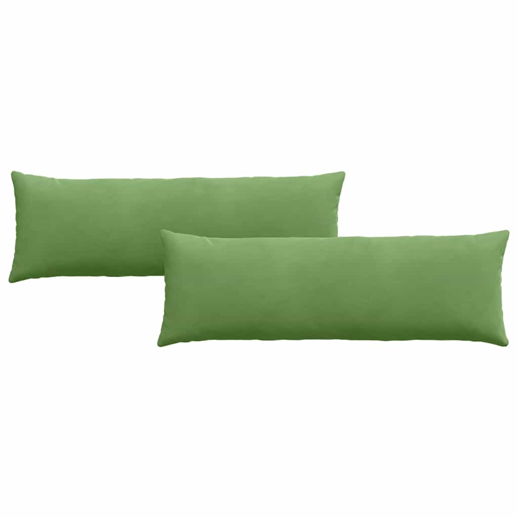 Sofa Kussens 2 stuks Lichtgroen 120 x 40 cm Cordstof image 2