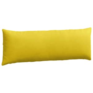 Pohovkové polštáře 2 pcs Žlutá 120 x 40 cm Žebrovaná látka - obrázek 5