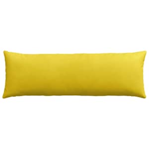 Pohovkové polštáře 2 pcs Žlutá 120 x 40 cm Žebrovaná látka - obrázek 6