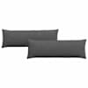 vidaXL Diivanipadjad 2 pcs Tumehall 120 x 40 cm Korter kangas
