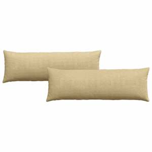 Pohovkové polštáře 2 pcs Šedozelená 120 x 40 cm Žebrovaná látka - obrázek 2