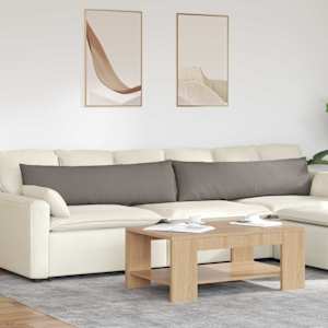 Pohovkové polštáře 2 pcs Taupe 145 x 40 cm textil - obrázek 1