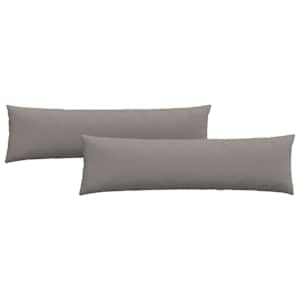Pohovkové polštáře 2 pcs Taupe 145 x 40 cm textil - obrázek 2
