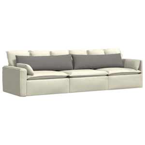 Pohovkové polštáře 2 pcs Taupe 145 x 40 cm textil - obrázek 3