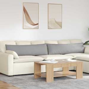 Pohovkové polštáře 2 pcs Oblačno šedá 145 x 40 cm textil - obrázek 1