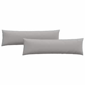 Pohovkové polštáře 2 pcs Oblačno šedá 145 x 40 cm textil - obrázek 2