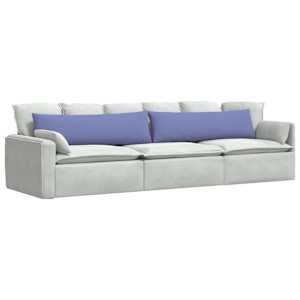 Pohovkové polštáře 2 pcs Modrá džínovina 145 x 40 cm textil - obrázek 3