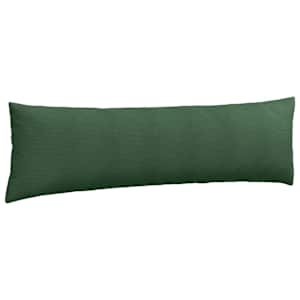 Pohovkové polštáře 2 pcs Tmavě zelená 145 x 40 cm - obrázek 5