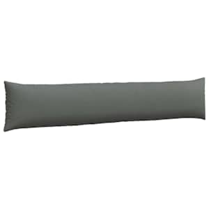 Pohovkové polštáře 2 pcs Tmavě šedá 200 x 40 cm textil - obrázek 5
