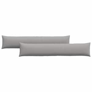 Pohovkové polštáře 2 pcs Oblačno šedá 200 x 40 cm textil - obrázek 2