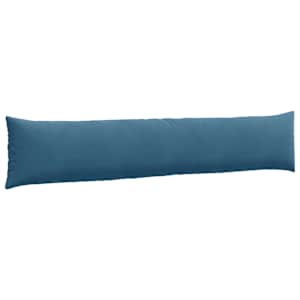 Pohovkové polštáře 2 pcs Modrá 200 x 40 cm Žebrovaná látka - obrázek 5