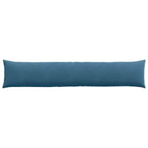 Pohovkové polštáře 2 pcs Modrá 200 x 40 cm Žebrovaná látka - obrázek 6