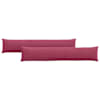 vidaXL Diivanipadjad 2 pcs Veinpunane 200 x 40 cm Korter kangas