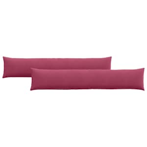 Pohovkové polštáře 2 pcs Víno Červené 200 x 40 cm - obrázek 2