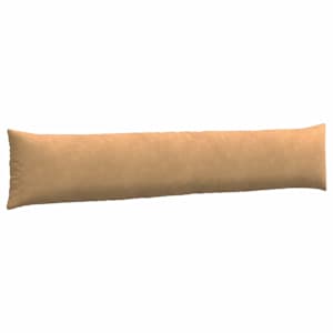 Pohovkové polštáře 2 pcs Hnědá 200 x 40 cm Žebrovaná látka - obrázek 5