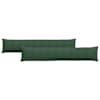 vidaXL Diivanipadjad 2 pcs Tume rohelise 200 x 40 cm Korter kangas