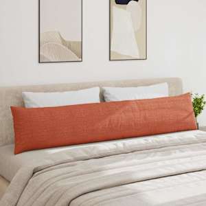 Pohovkové polštáře 2 pcs Červená oranžová 200 x 40 cm - obrázek 4