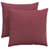 vidaXL Diivanipadjad 2 tk kangas Veinpunane 45 x 45 cm