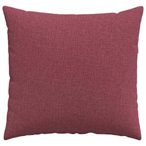 Pohovkové polštáře 2 pcs Víno Červené 45 x 45 cm textil - obrázek 6