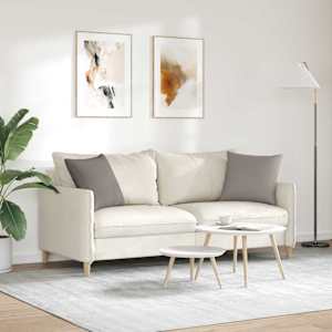 Pohovkové polštáře 2 pcs Taupe 45 x 45 cm textil - obrázek 4
