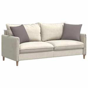 Pohovkové polštáře 2 pcs Taupe 45 x 45 cm textil - obrázek 3