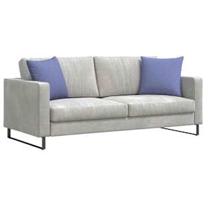 Pohovkové polštáře 2 pcs Modrá džínovina 45 x 45 cm textil - obrázek 3