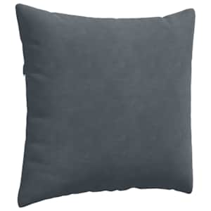 Pohovkové polštáře 2 pcs Tmavě šedá 45 x 45 cm Žebrovaná látka - obrázek 5
